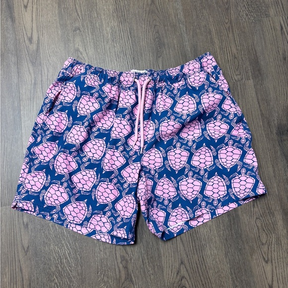 M’s L J. Crew 6” Pink&Blue Tortoise Board Shorts, exclt cndtn. 15% off w 2+ bndl - Picture 1 of 9